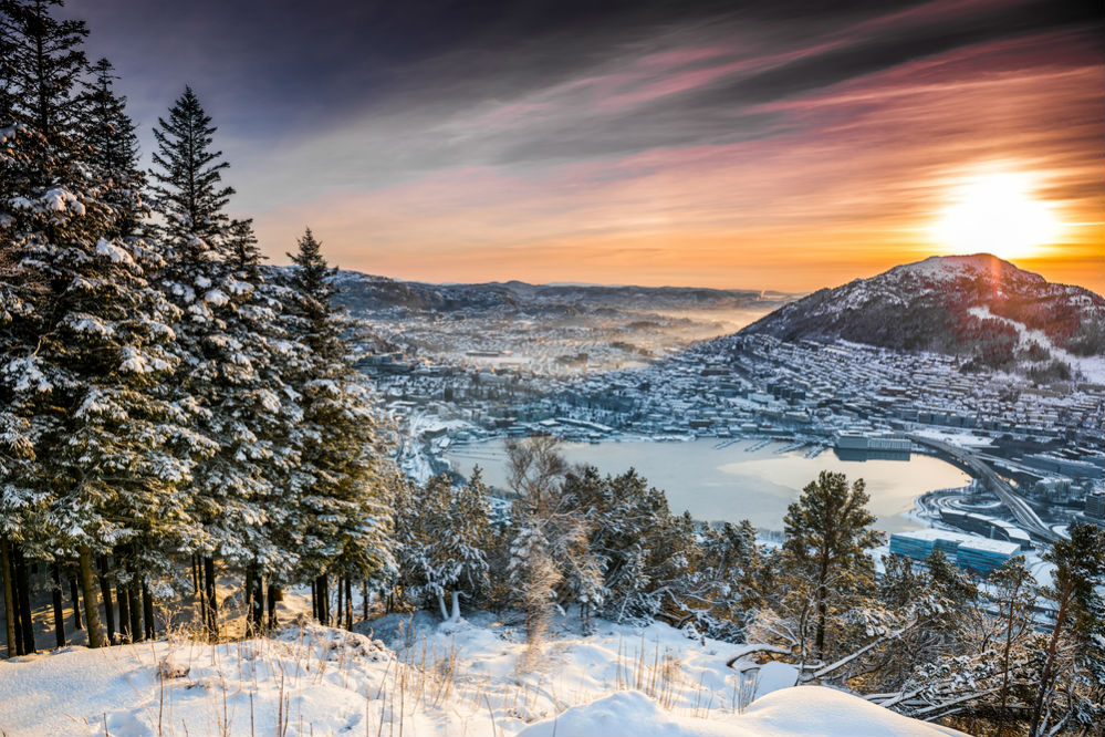 зима в Норвегии